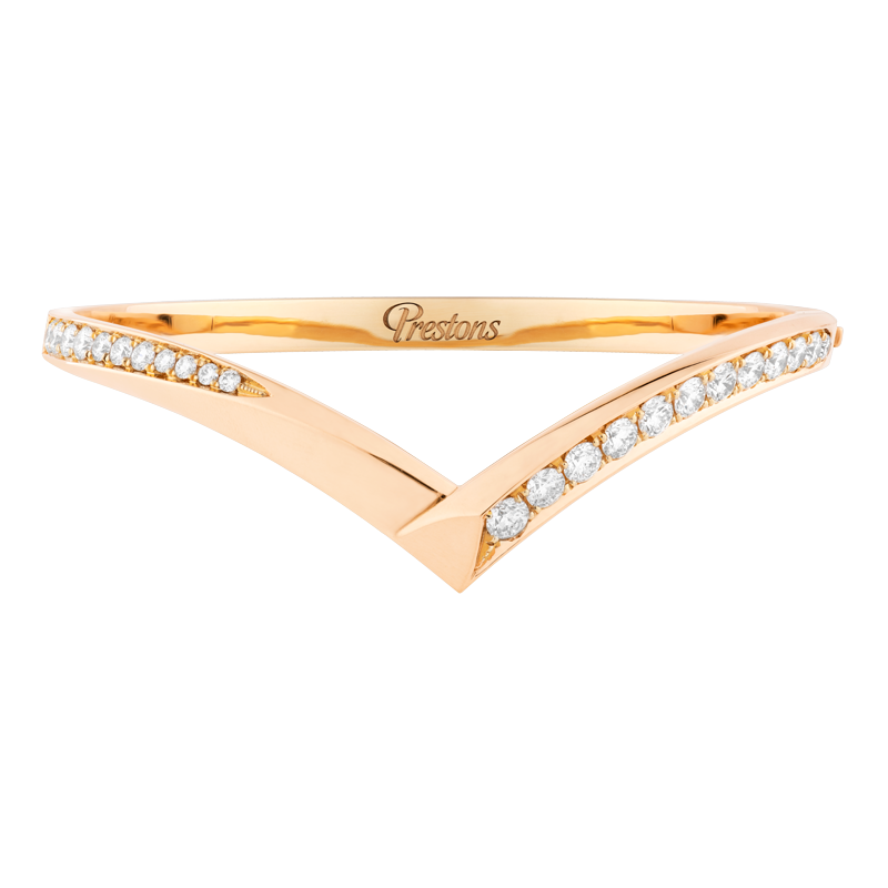 Fortuna Diamond Set Bangle