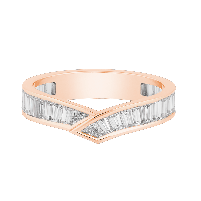 Fortuna Signature Baguette Ring