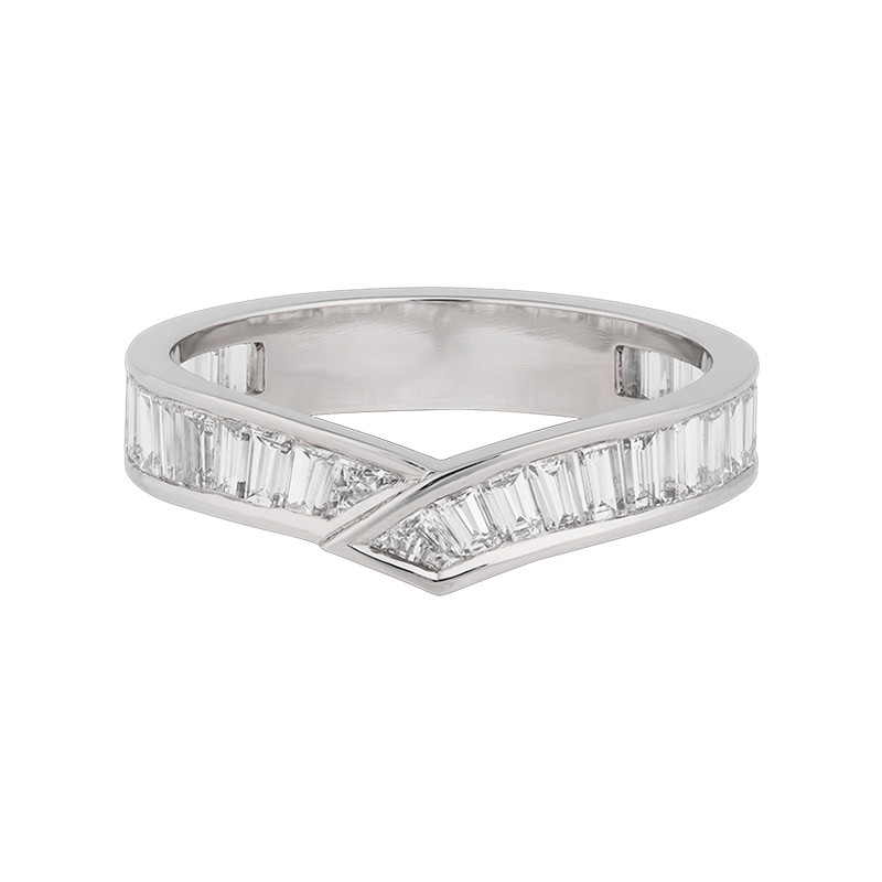 Fortuna Signature Baguette Ring