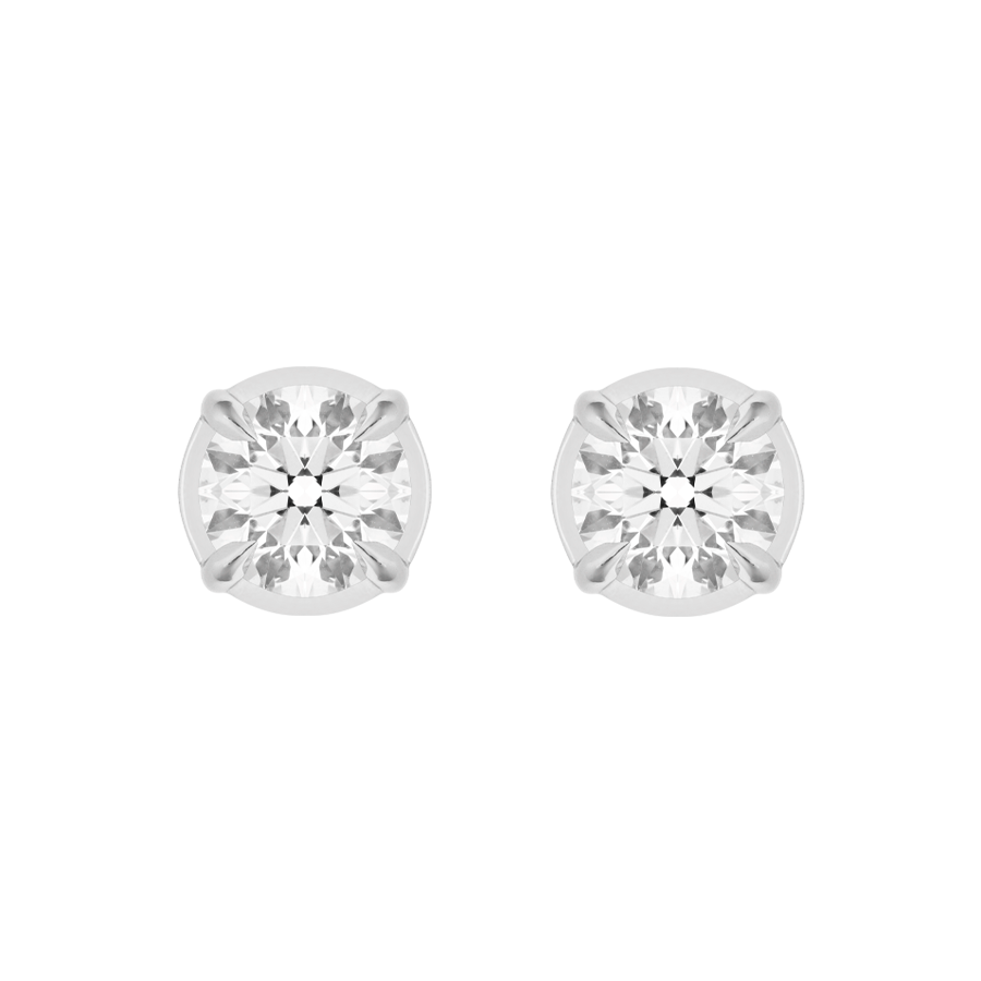 Ely Round Ear Studs, 2ct
