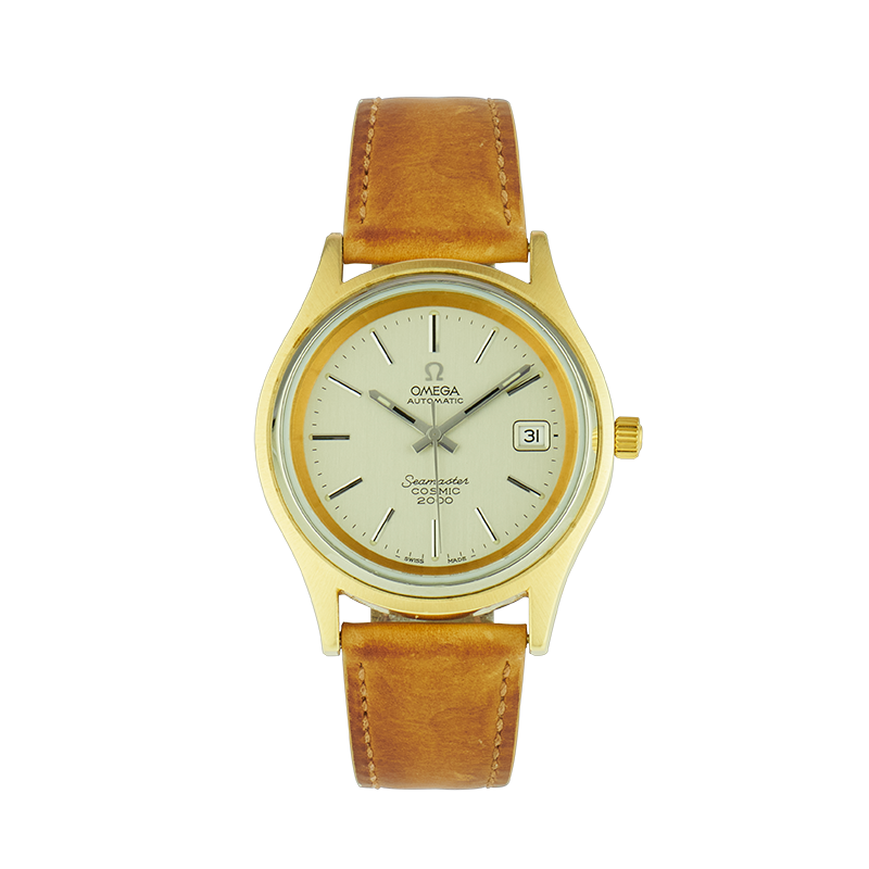 Omega, Seamaster Cosmic 2000, Gold Cap & Steel