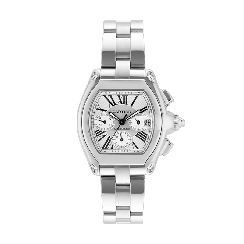Cartier, Roadster Chronograph, Stainless Steel