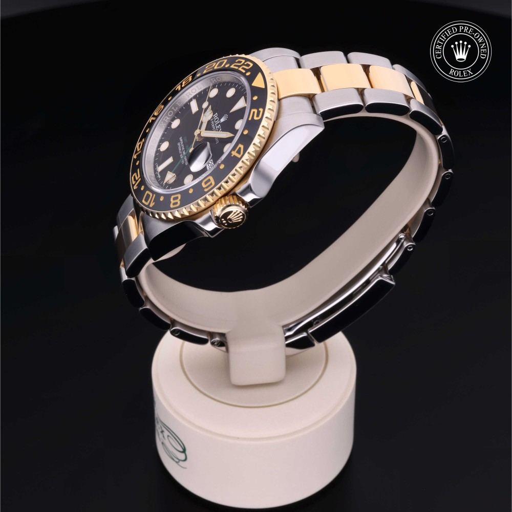 rolex-certified-pre-owned-GMT-Master II-40 mm-Yellow Rolesor-2017-116713LN