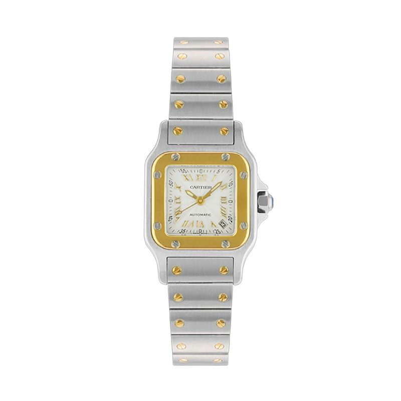 Cartier, Santos Galbee, Steel and Yellow Gold