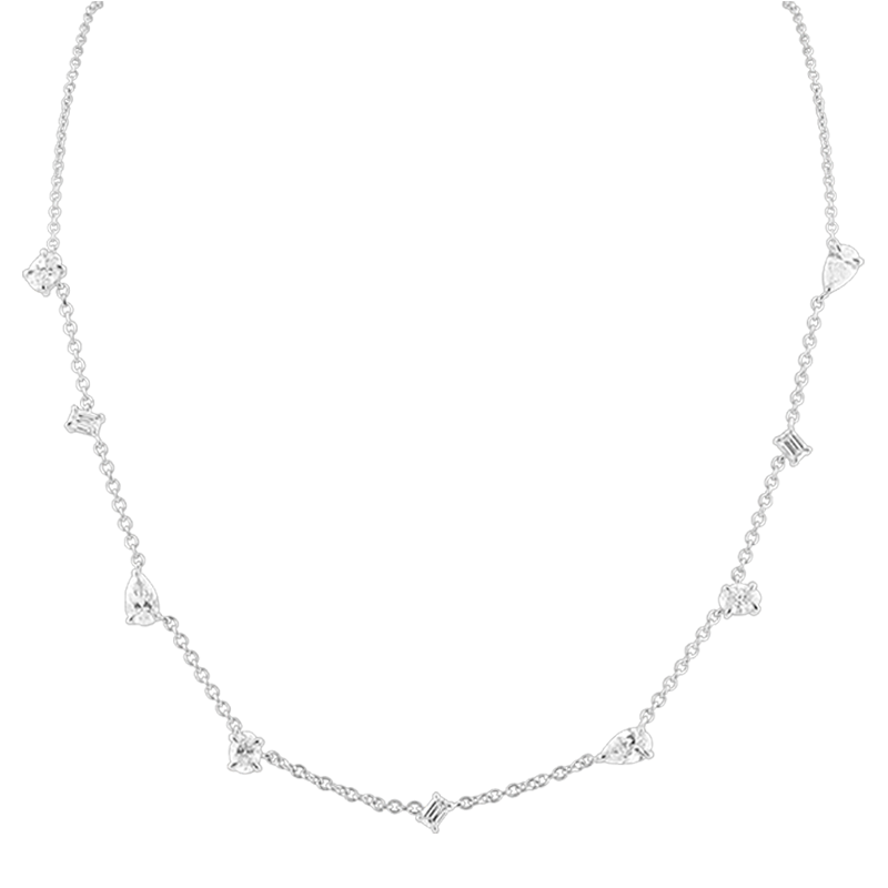 Mosaic Diamond Necklace, 1ct