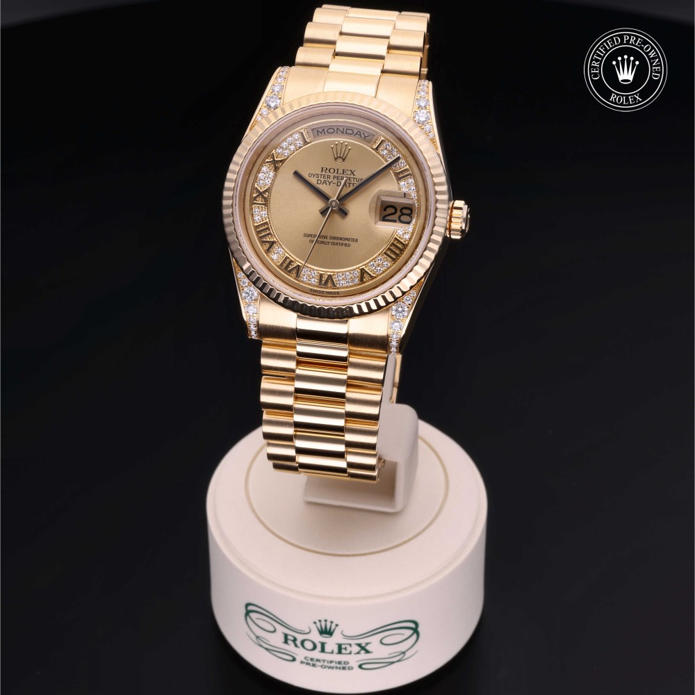 Certified pre owned rolex presidential sales