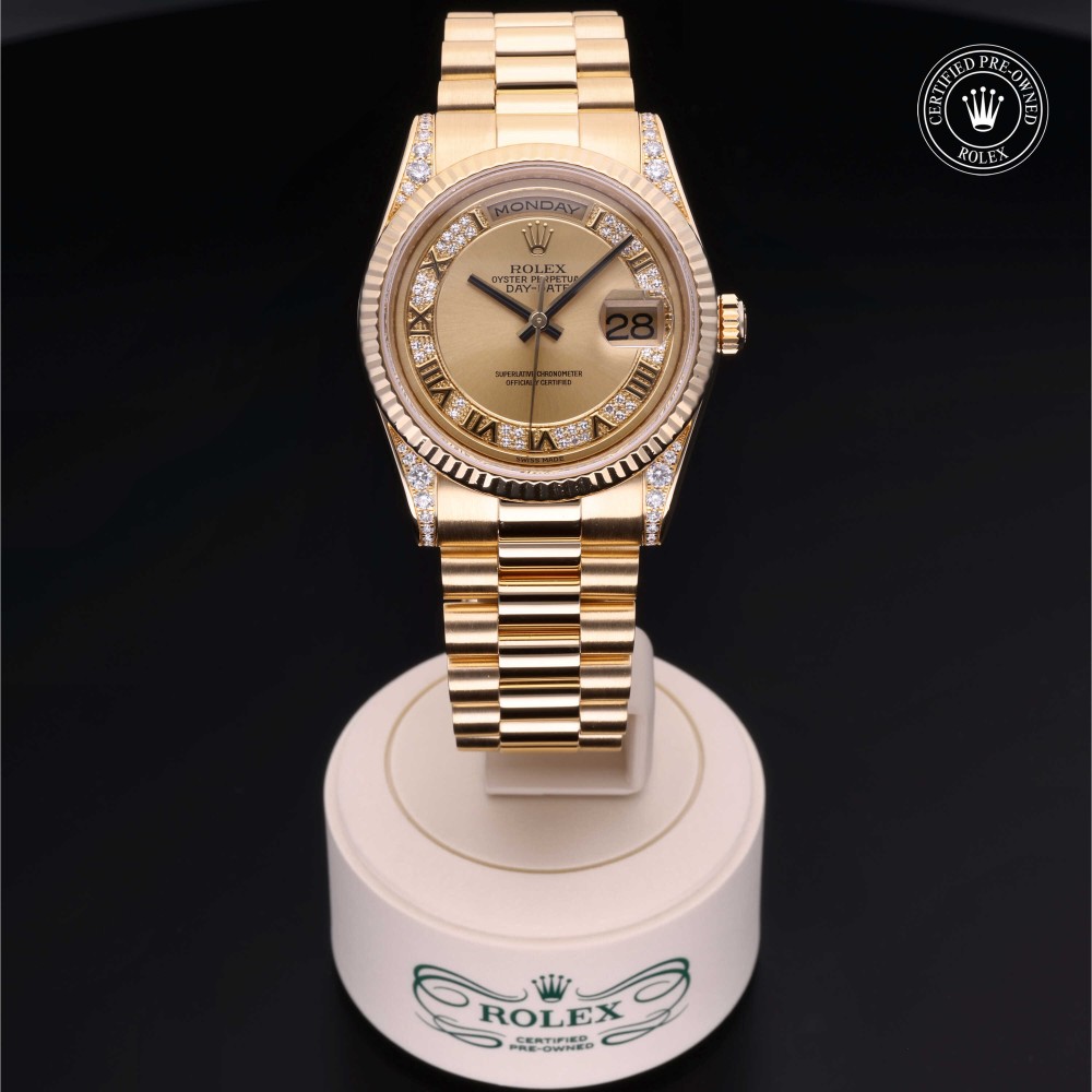 rolex-certified-pre-owned-Day-Date-36 mm-18ct Yellow Gold-2011-M118338-0022
