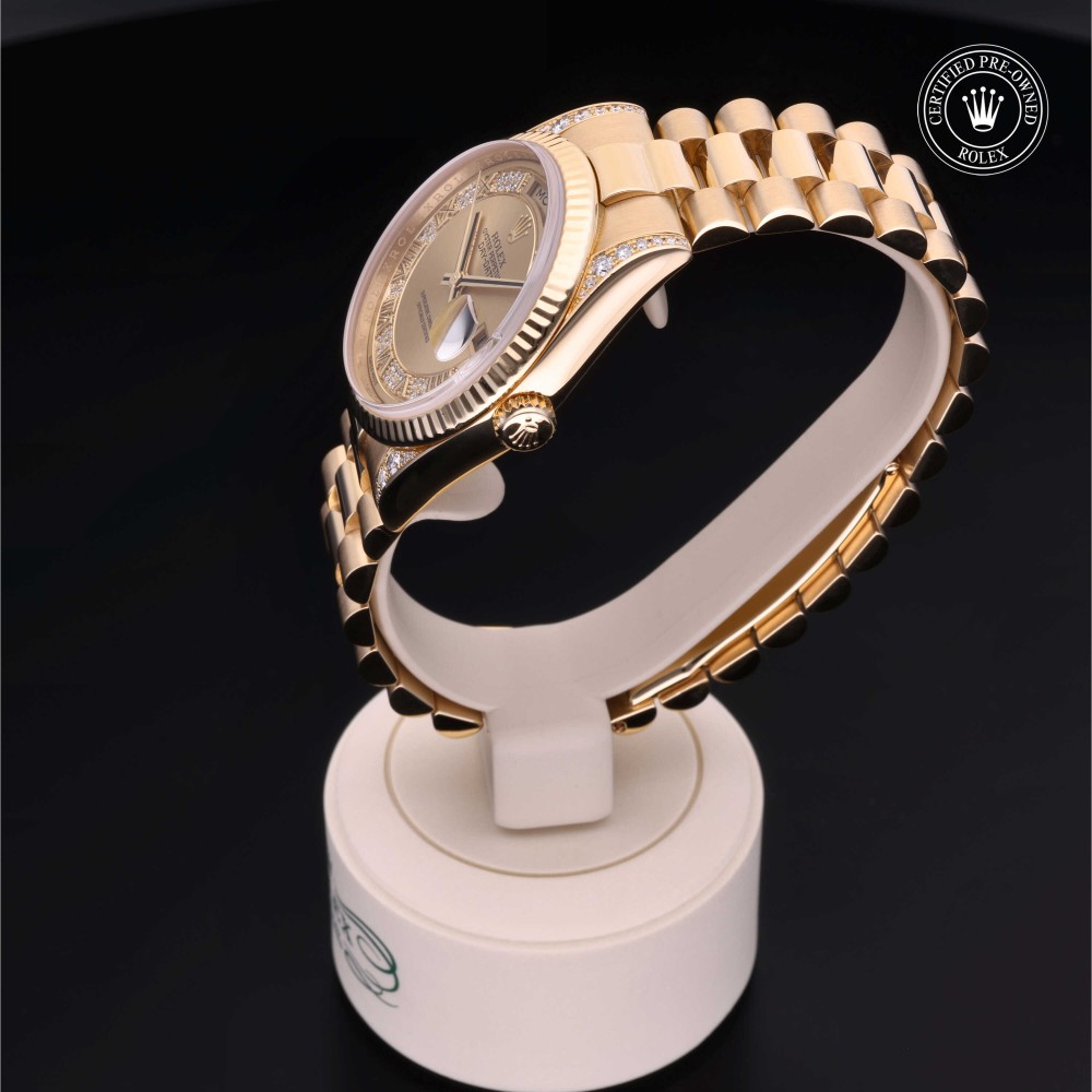 rolex-certified-pre-owned-Day-Date-36 mm-18ct Yellow Gold-2011-M118338-0022