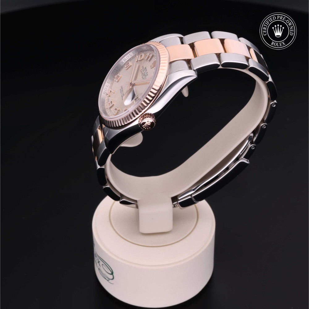 rolex-certified-pre-owned-Datejust-36 mm-Everose Rolesor-2008-M116231-0027