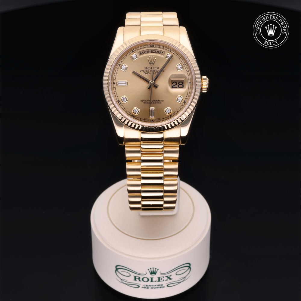 Pre owned day date discount