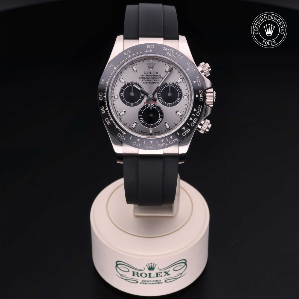 rolex-certified-pre-owned-Cosmograph Daytona-40 mm-18ct White Gold-2020-116519LN