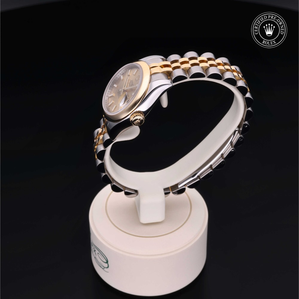 rolex-certified-pre-owned-Lady-Datejust-26 mm-Yellow Rolesor-2008-179163