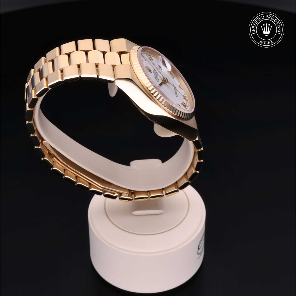 rolex-certified-pre-owned-Oysterquartz Day-Date-36 mm-18ct Yellow Gold-1999-19018