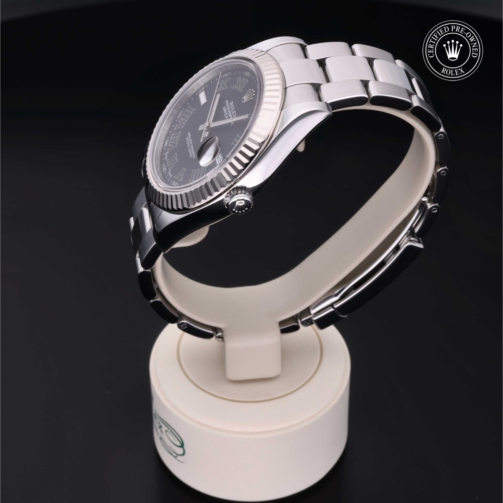 rolex-certified-pre-owned-Datejust II-41 mm-White Rolesor-Undated-M116334-0002