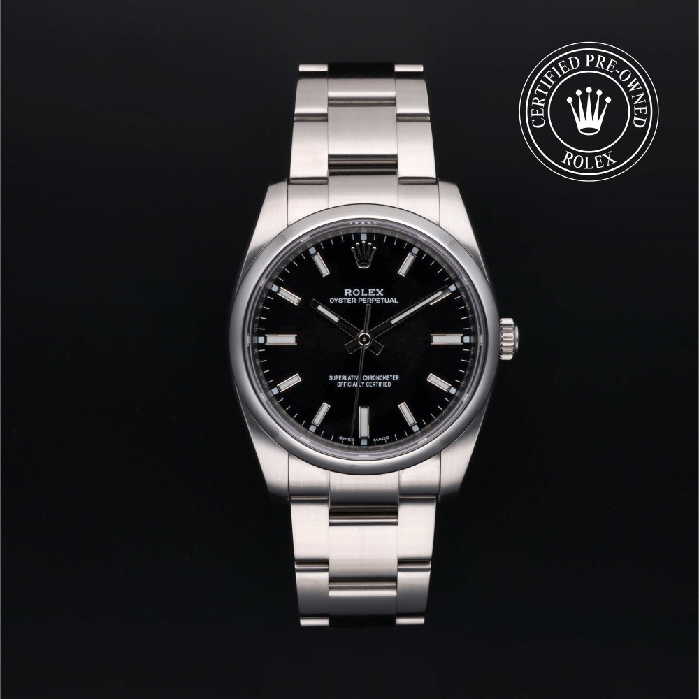 rolex-certified-pre-owned-Oyster Perpetual-34 mm-Oystersteel-2018-M114200-0023