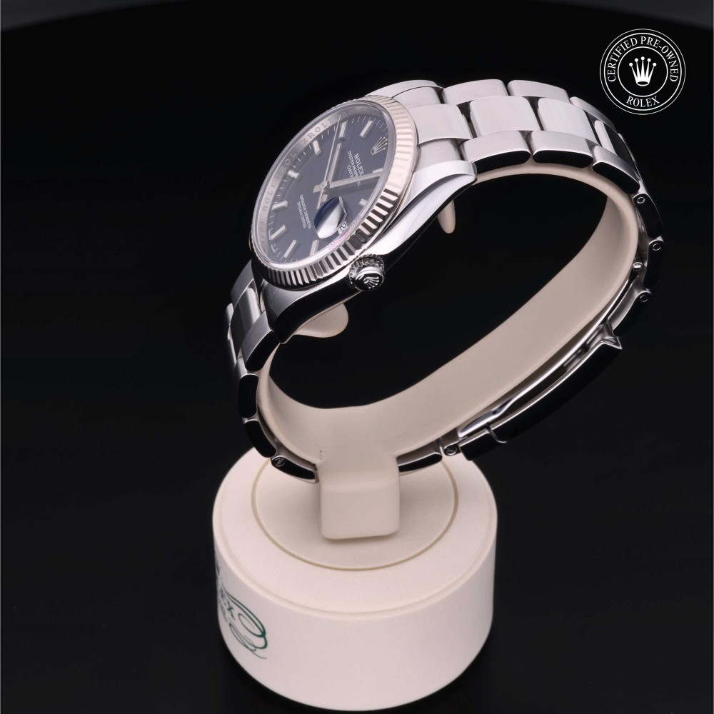 rolex-certified-pre-owned-Oyster Perpetual Date-34 mm-White Rolesor-2016-115234