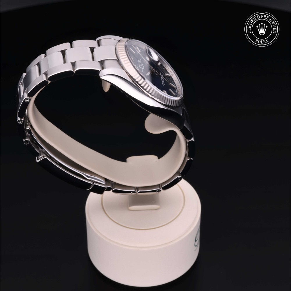 rolex-certified-pre-owned-Oyster Perpetual Date-34 mm-White Rolesor-2016-115234