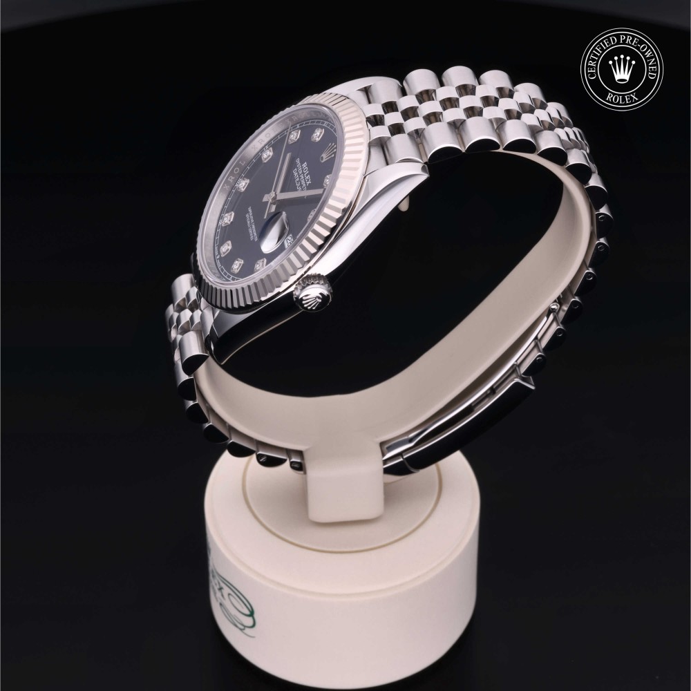 rolex-certified-pre-owned-Datejust-41 mm-White Rolesor-2020-M126334-0016