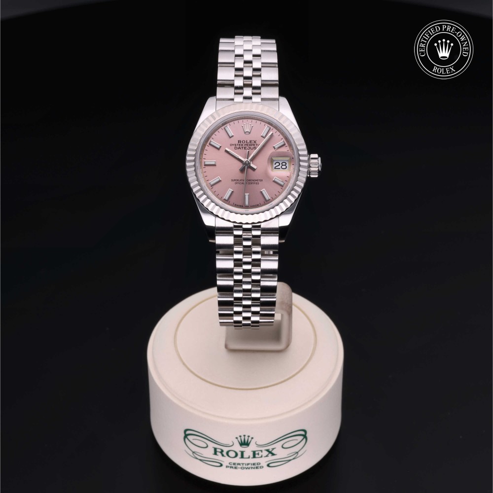 rolex-certified-pre-owned-Lady-Datejust-28 mm-White Rolesor-2018-M279174-0001