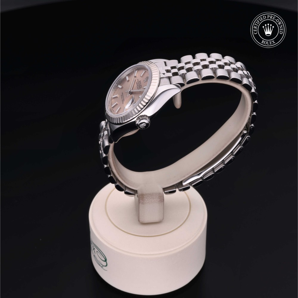 rolex-certified-pre-owned-Lady-Datejust-28 mm-White Rolesor-2018-M279174-0001