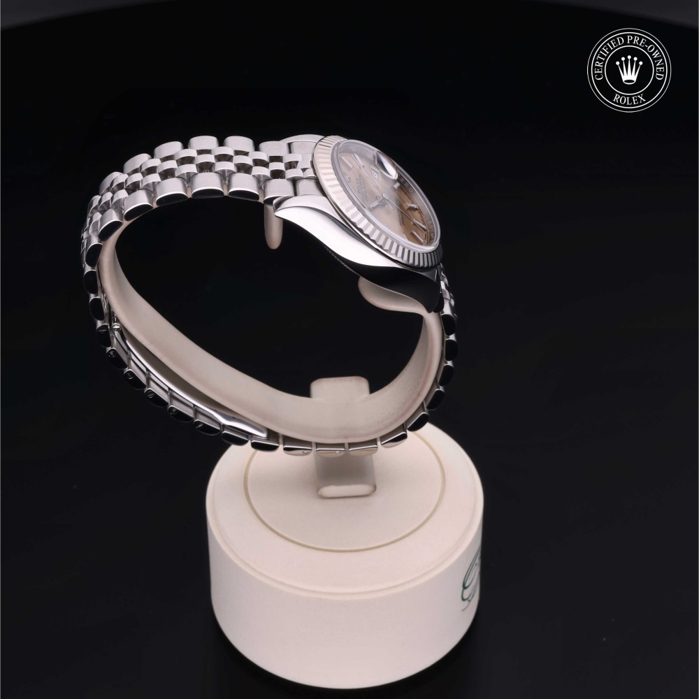 rolex-certified-pre-owned-Lady-Datejust-28 mm-White Rolesor-2018-M279174-0001