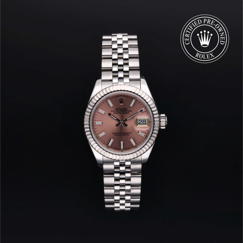 rolex-certified-pre-owned-Lady-Datejust-28 mm-White Rolesor-2018-M279174-0001