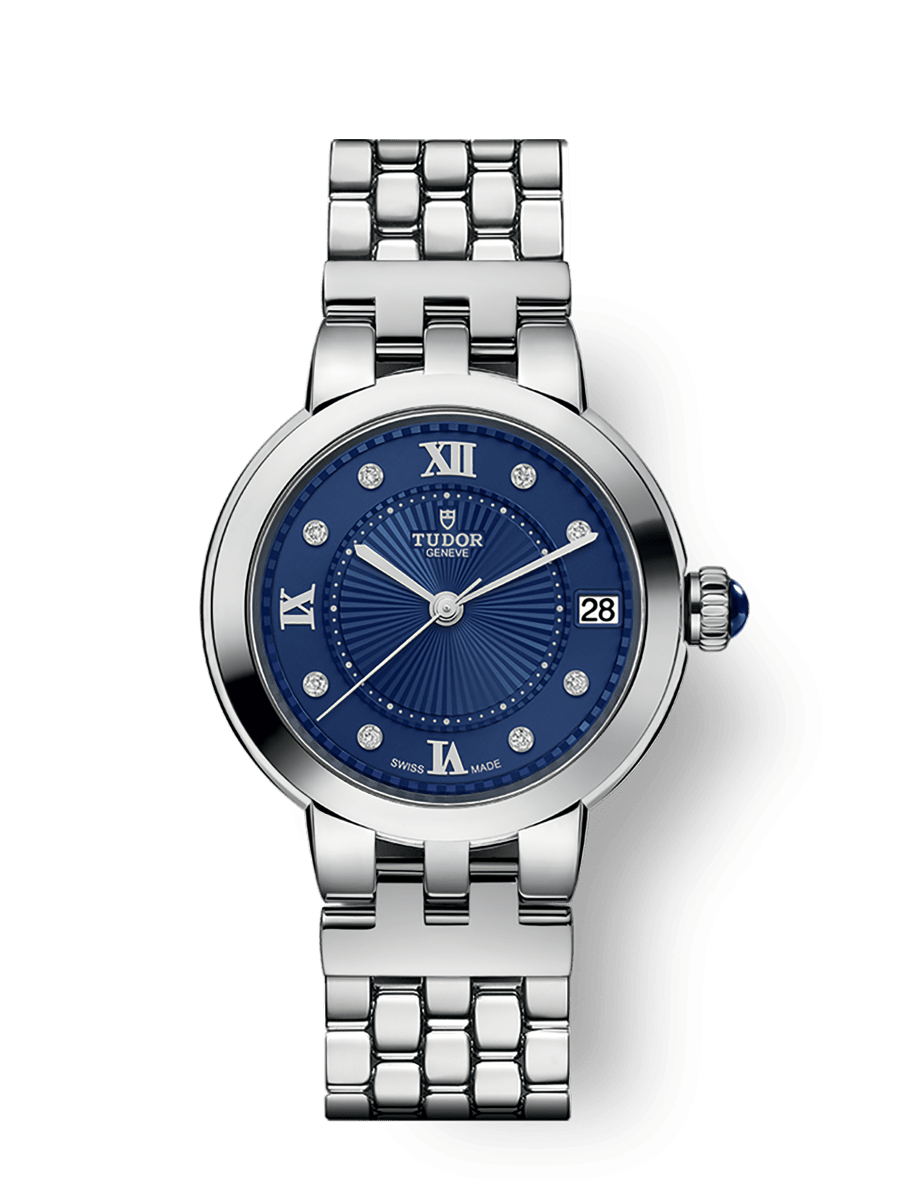 TUDOR Clair de Rose 34mm steel case with polished finish - M35800-0010 at Prestons