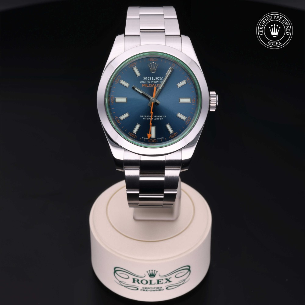 rolex-certified-pre-owned-Milgauss-40 mm-Oystersteel-2017-116400GV