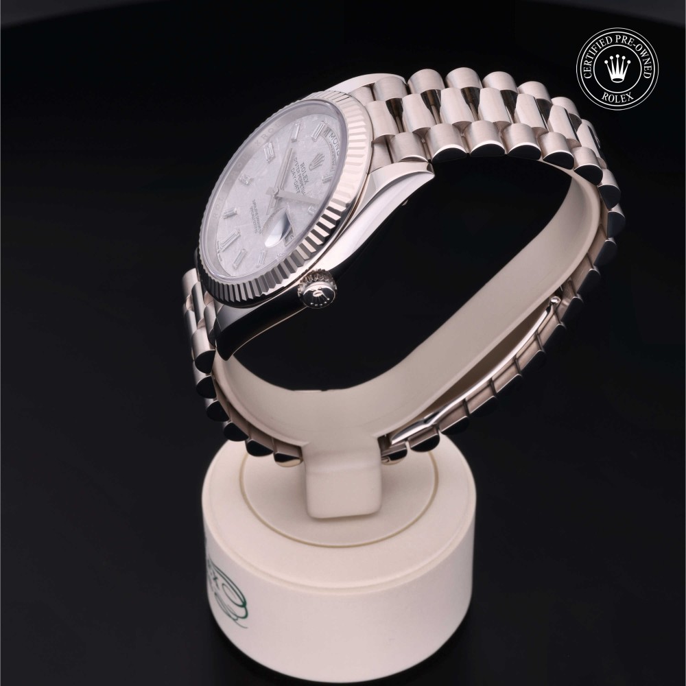 rolex-certified-pre-owned-Day-Date-40 mm-18ct White Gold-2020-M228239-0055