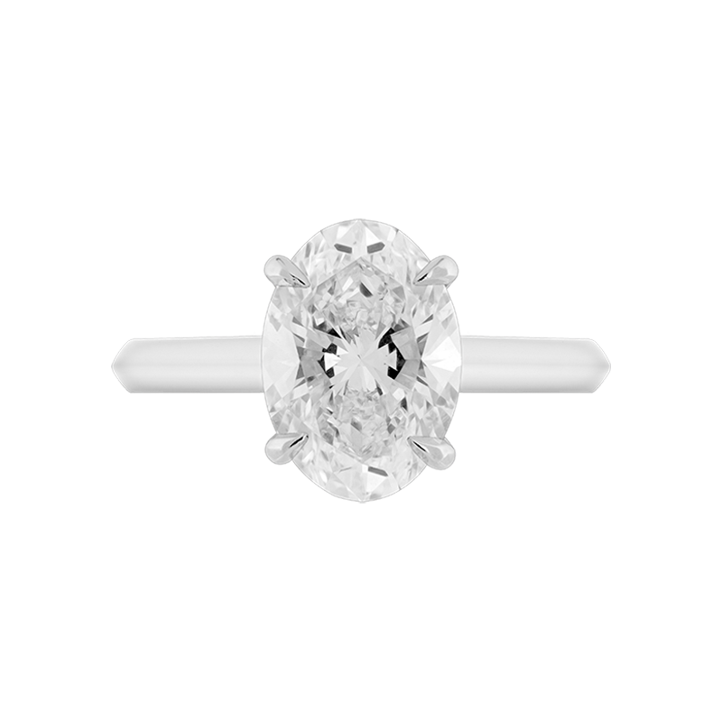 Oval Fortuna Solitaire Ring, 2.58ct