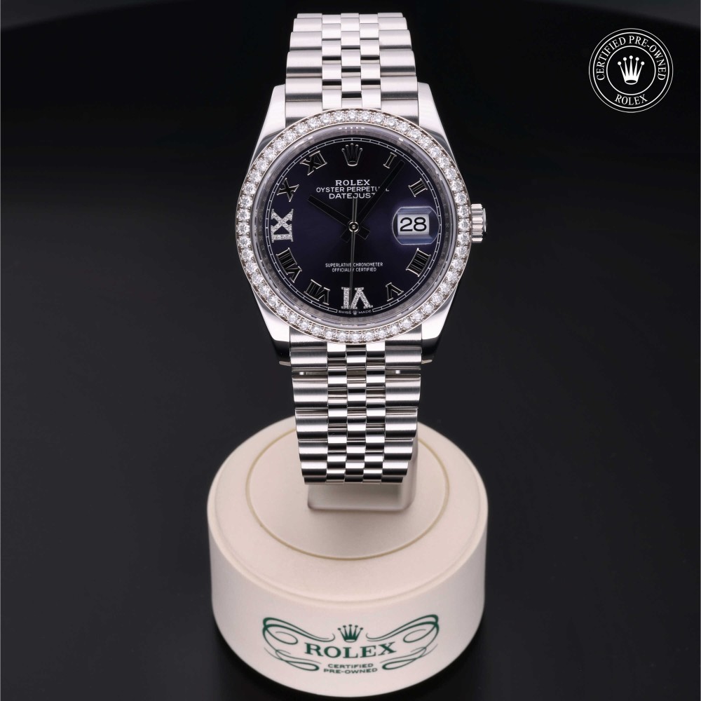 rolex-certified-pre-owned-Datejust-36 mm-White Rolesor-2020-126284RBR