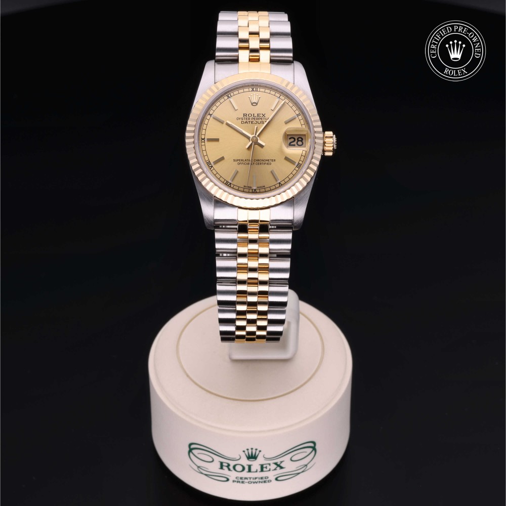 rolex-certified-pre-owned-Datejust-31 mm-Yellow Rolesor-1988-68273