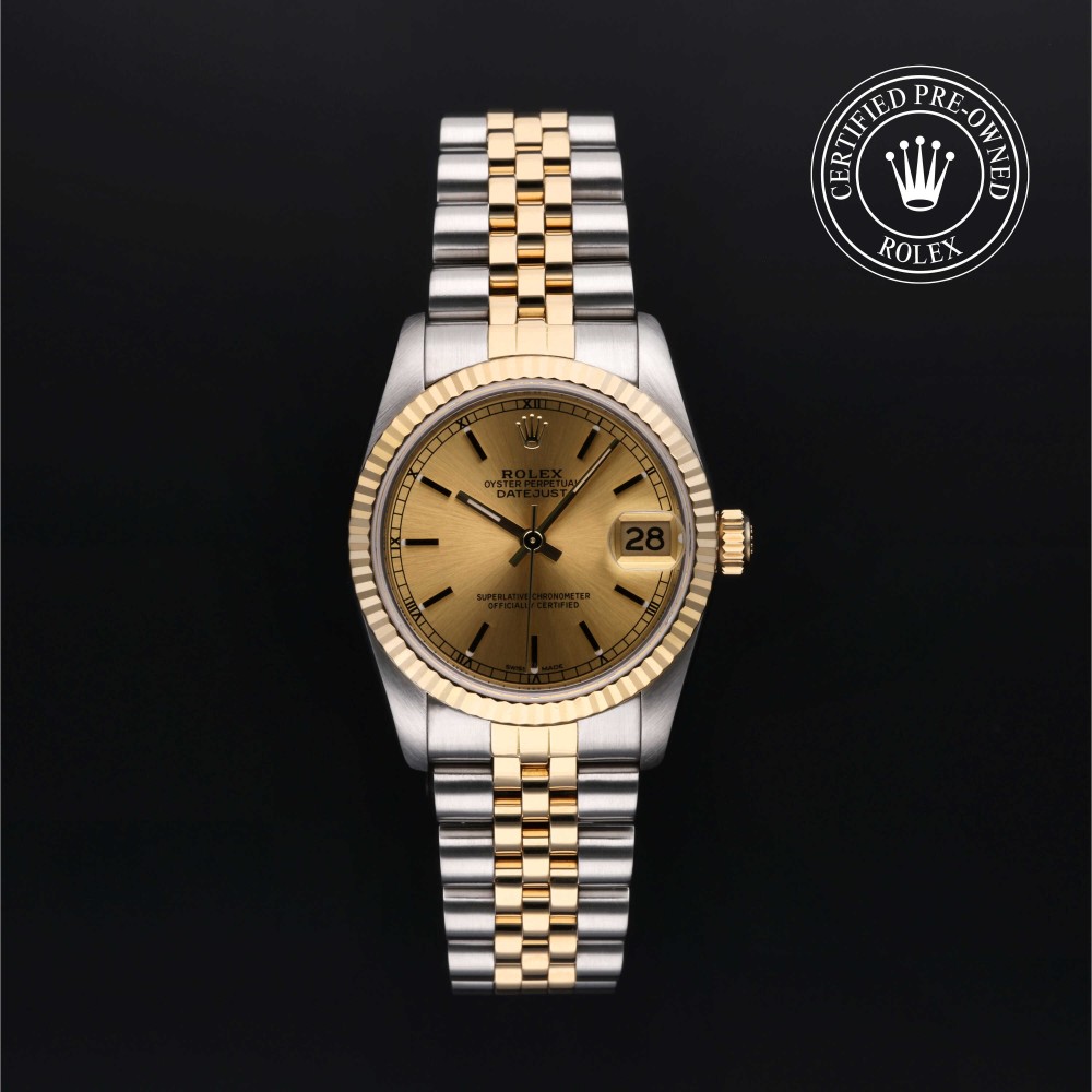 rolex-certified-pre-owned-Datejust-31 mm-Yellow Rolesor-1988-68273