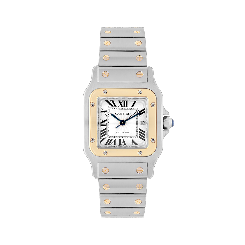 Cartier, Santos Galbee, Steel and Yellow Gold