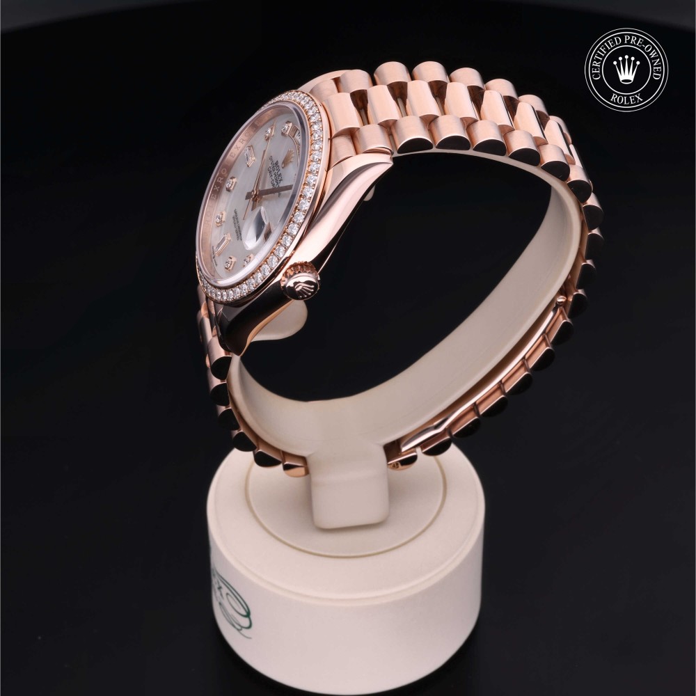 rolex-certified-pre-owned-Day-Date-36 mm-18ct Everose Gold-2020-M128345RBR-0028