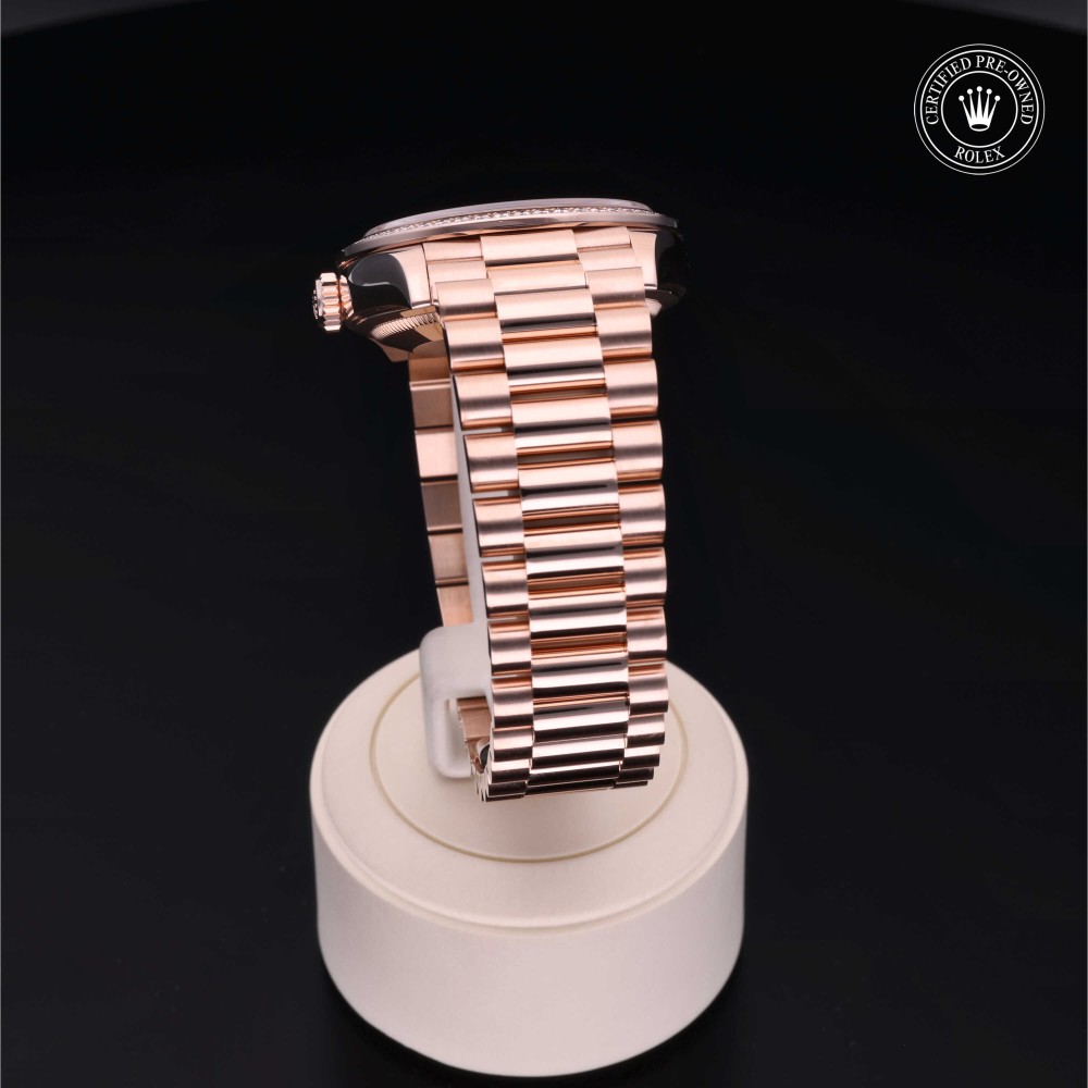 rolex-certified-pre-owned-Day-Date-36 mm-18ct Everose Gold-2020-M128345RBR-0042