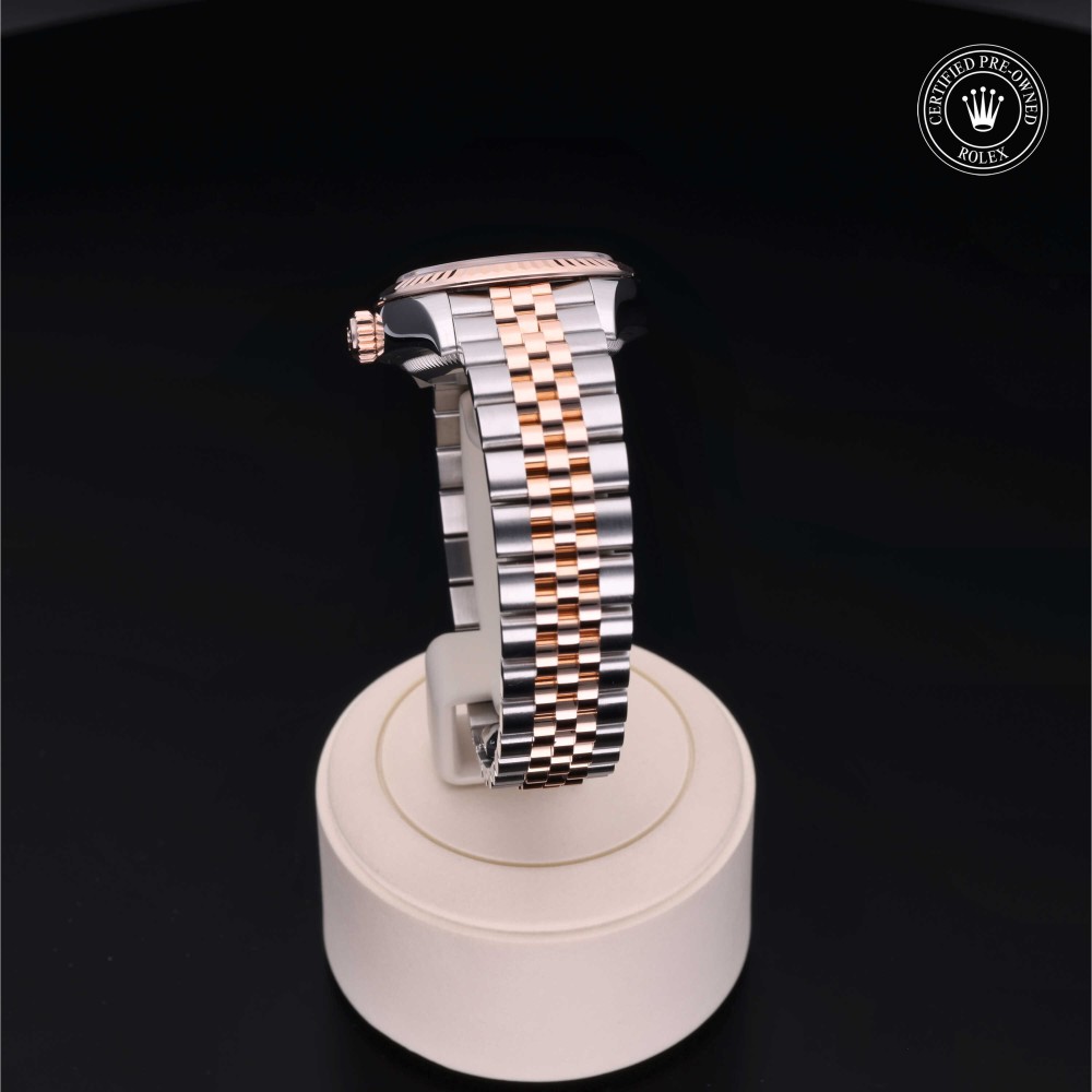 rolex-certified-pre-owned-Lady-Datejust-28 mm-Everose Rolesor-2017-279171