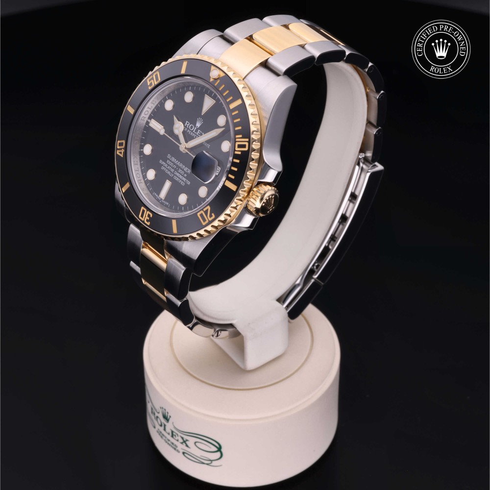 Rolex Certified Pre Owned Submariner Date 40 mm M116613LN 0001