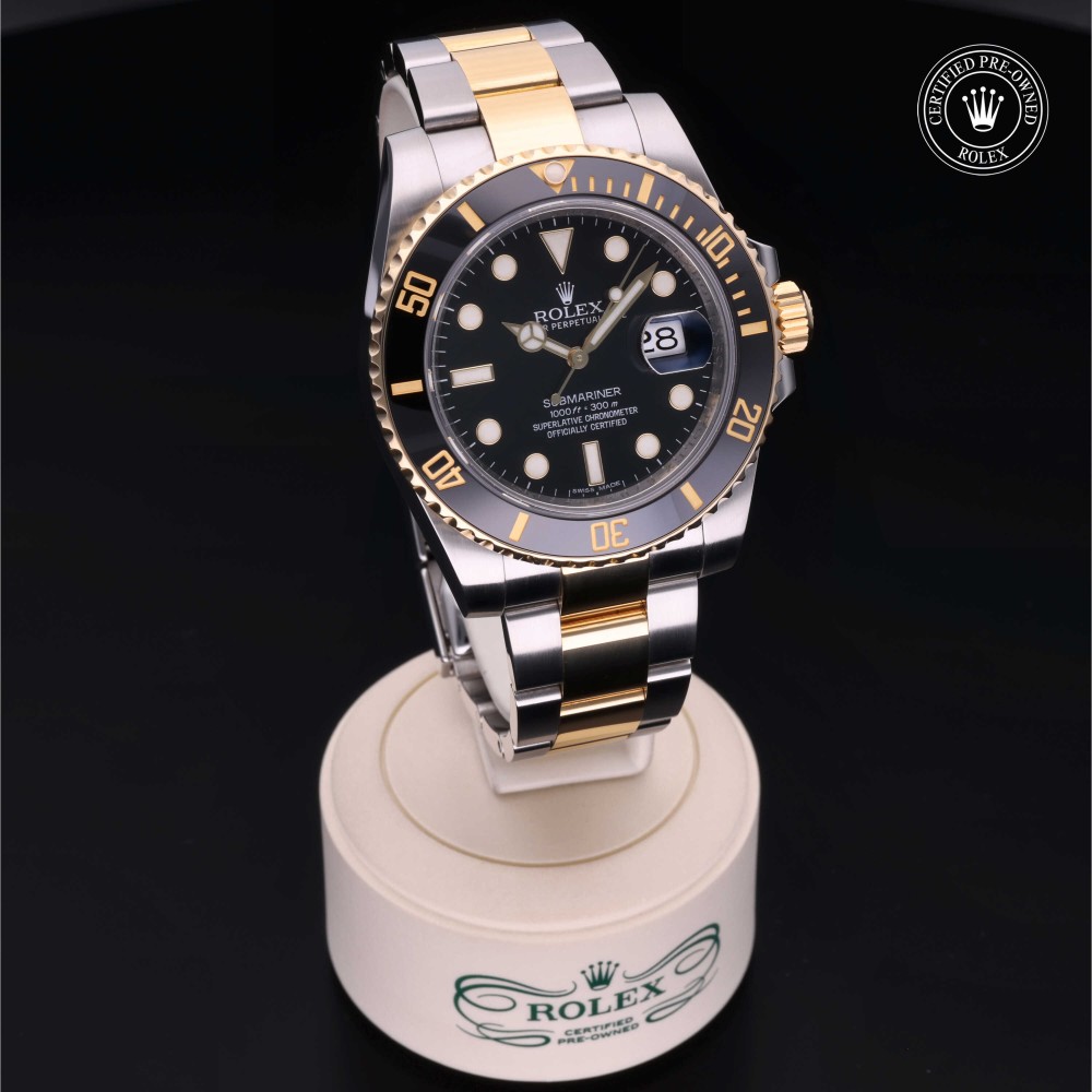 Rolex Certified Pre Owned Submariner Date 40 mm M116613LN 0001