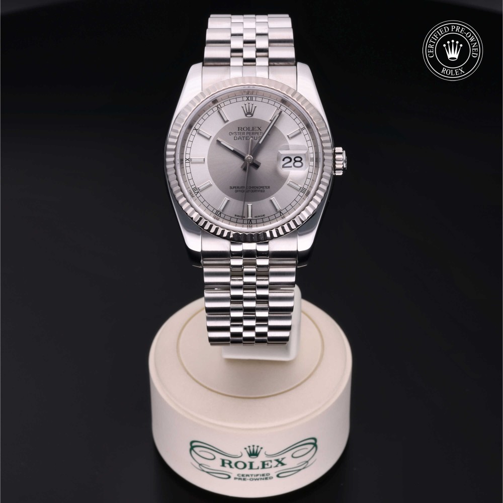 rolex-certified-pre-owned-Datejust-36 mm-White Rolesor-2005-M116234-0025
