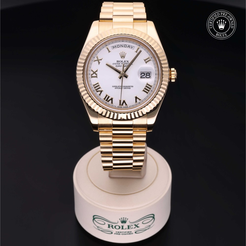 rolex-certified-pre-owned-Day-Date II-41 mm-18ct Yellow Gold-2013-M218238-0037