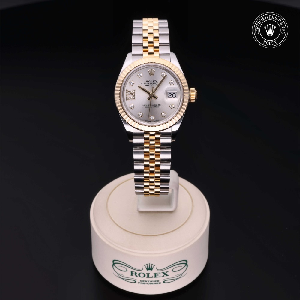 rolex-certified-pre-owned-Lady-Datejust-28 mm-Yellow Rolesor-2017-279173