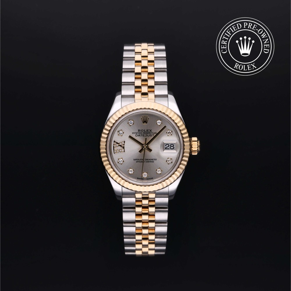 rolex-certified-pre-owned-Lady-Datejust-28 mm-Yellow Rolesor-2017-279173
