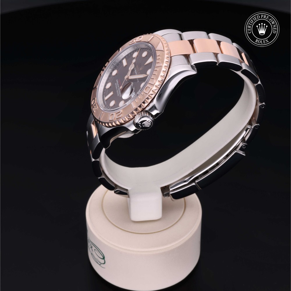 rolex-certified-pre-owned-Yacht-Master-40 mm-Everose Rolesor-2019-M116621-0001