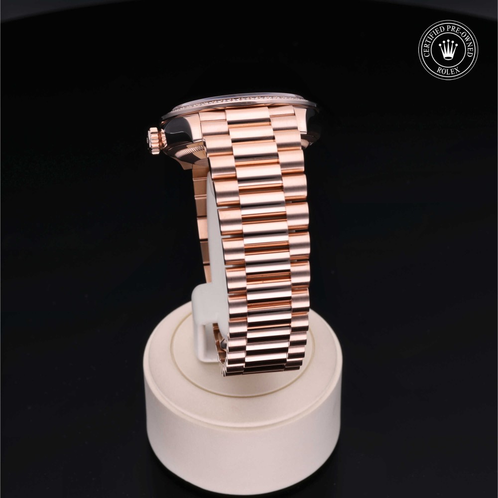 rolex-certified-pre-owned-Day-Date-36 mm-18ct Everose Gold-2020-M128345RBR-0040