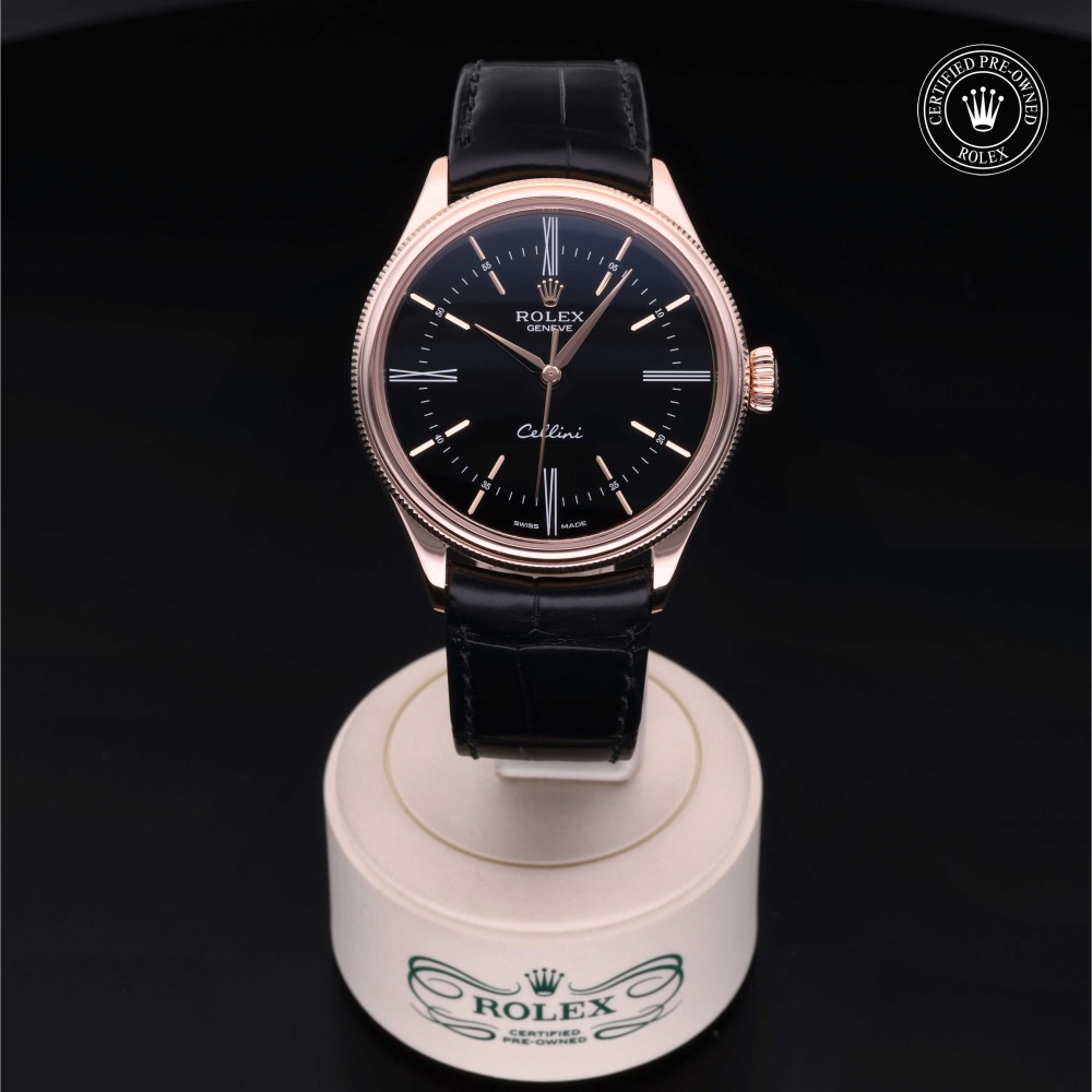 rolex-certified-pre-owned-Cellini Time-39 mm-18ct Everose Gold-2017-M50505-0002