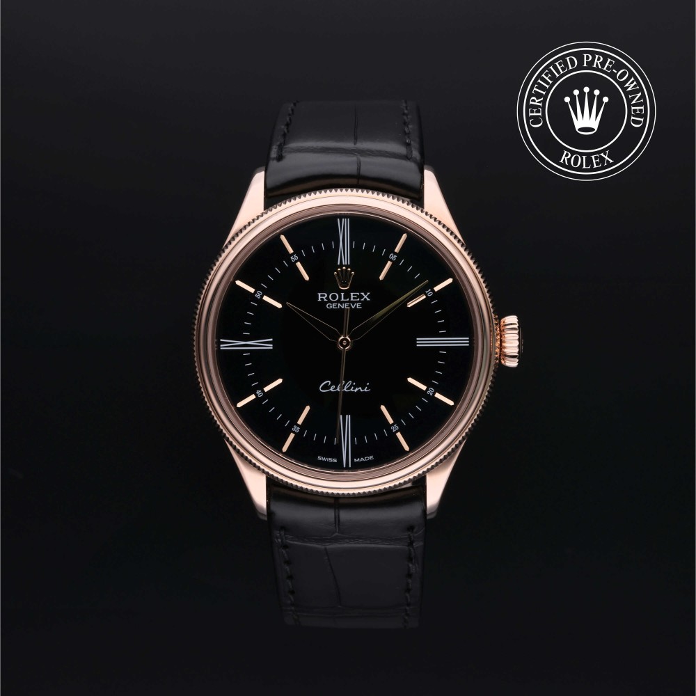 rolex-certified-pre-owned-Cellini Time-39 mm-18ct Everose Gold-2017-M50505-0002
