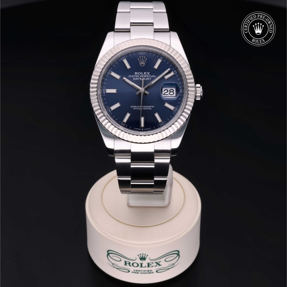 rolex-certified-pre-owned-Datejust-41 mm-White Rolesor-2021-M126334-0002