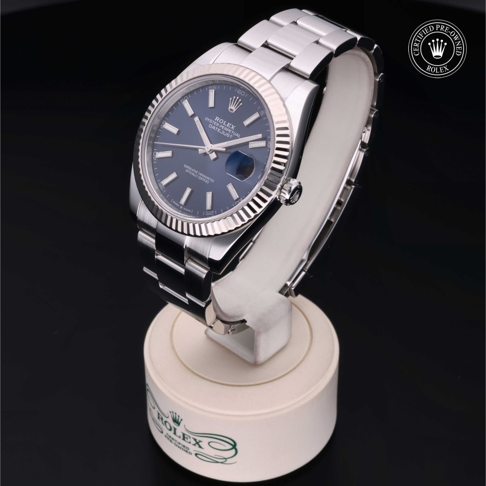 rolex-certified-pre-owned-Datejust-41 mm-White Rolesor-2021-M126334-0002