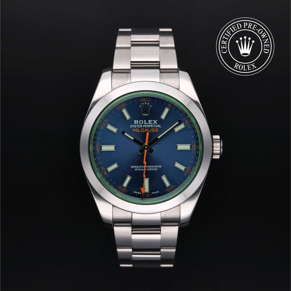 rolex-certified-pre-owned-Milgauss-40 mm-Oystersteel-2021-M116400GV-0002
